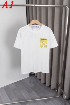 2025新作 OFF-WHITEオフホワイト クルーネック 半袖Tシャツ ストリート系