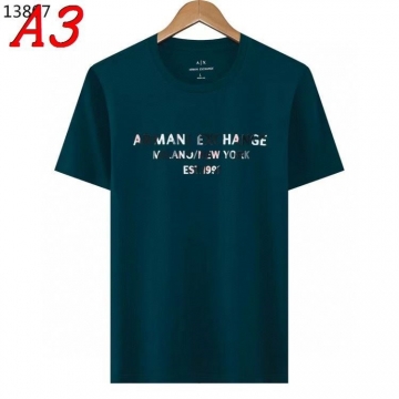 2025新作 ARMANIアルマーニ クルーネック 半袖Tシャツ スリムシルエット