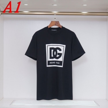  DOLCE＆GABBANAドルチェ＆ガッバーナ 2025新作 クルーネック 半袖Tシャツ ミニマル