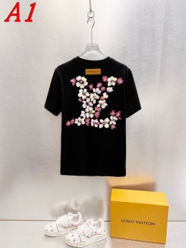 2025新作 LOUIS VUITTONルイヴィトン ラウンドネック 半袖Tシャツ   ユニーク