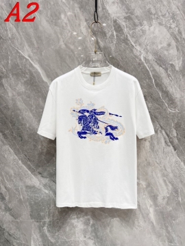  BURBERRYバーバリー 2025新作   ラウンドネック 半袖Tシャツ   エココンシャス