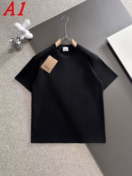  BURBERRYバーバリー 2025新作   ラウンドネック 半袖Tシャツ   トラベル向け