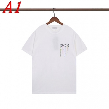2025新作 DIORディオール クルーネック 半袖Tシャツ ノンフィクション