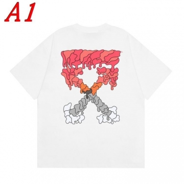  OFF-WHITEオフホワイト 2025新作   ラウンドネック 半袖Tシャツ   プレミアム