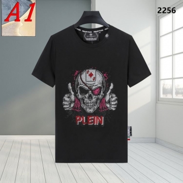 2025新作 PHILIPP PLEINフィリッププレイン ラウンドネック 半袖Tシャツ   マルチシーズン