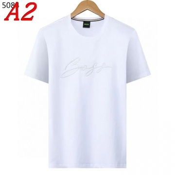 2025新作 HUGO BOSSヒューゴボス クルーネック 半袖Tシャツ フューチャリスティック
