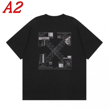 2025新作 OFF-WHITEオフホワイト クルーネック 半袖Tシャツ カジュアル