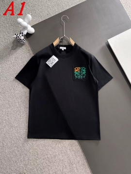 2025新作 LOEWEロエベ クルーネック 半袖Tシャツ ユーモア