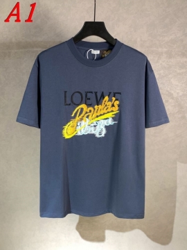 2025新作 LOEWEロエベ ラウンドネック 半袖Tシャツ   スローライフ