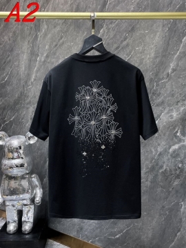  CHROME HEARTSクロムハーツ 2025新作   ラウンドネック 半袖Tシャツ   リベラル