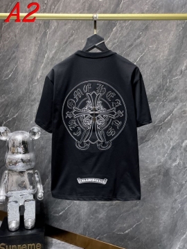 2025新作 CHROME HEARTSクロムハーツ クルーネック 半袖Tシャツ インスタ映え