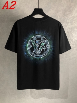  LOUIS VUITTONルイヴィトン 2025新作   ラウンドネック 半袖Tシャツ   リベラル