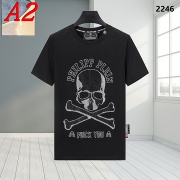  PHILIPP PLEINフィリッププレイン 2025新作   ラウンドネック 半袖Tシャツ   ノンフィクション
