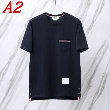 2025新作 THOM BROWNEトムブラウン ラウンドネック 半袖Tシャツ   インクルーシブ