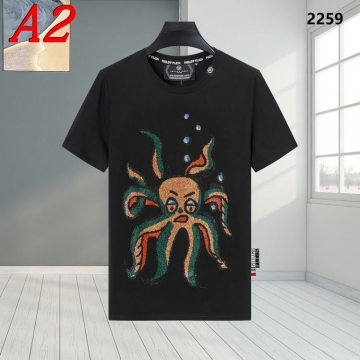  PHILIPP PLEINフィリッププレイン 2025新作 クルーネック 半袖Tシャツ 数量限定
