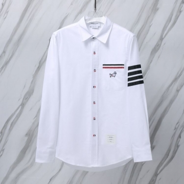 25新作 限定 THOM BROWNE トムブラウン シャツ 0=S 1=M 2=L 3=XL 4=XXL