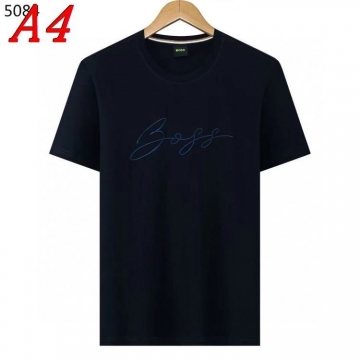 2025新作 HUGO BOSSヒューゴボス クルーネック 半袖Tシャツ フューチャリスティック
