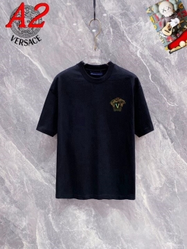  VERSACEヴェルサーチ 2025新作 クルーネック 半袖Tシャツ スポーティ