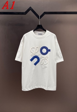  LOEWEロエベ 2025新作 クルーネック 半袖Tシャツ エココンシャス