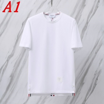 2025新作 THOM BROWNEトムブラウン クルーネック 半袖Tシャツ エスケープ