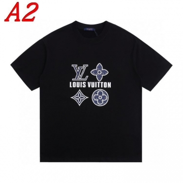  LOUIS VUITTONルイヴィトン 2025新作   ラウンドネック 半袖Tシャツ   リラックス感
