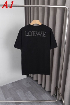 2025新作 LOEWEロエベ ラウンドネック 半袖Tシャツ   エスニックモダン