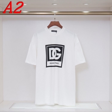  DOLCE＆GABBANAドルチェ＆ガッバーナ 2025新作 クルーネック 半袖Tシャツ ミニマル