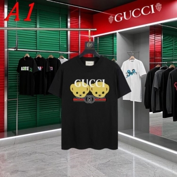  GUCCIグッチ 2025新作 クルーネック 半袖Tシャツ リラックス