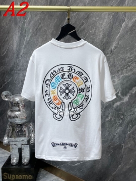 2025新作 CHROME HEARTSクロムハーツ クルーネック 半袖Tシャツ グローバルスタイル