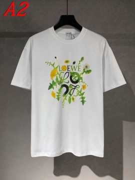 LOEWEロエベ 2025新作   ラウンドネック 半袖Tシャツ   プレミアム