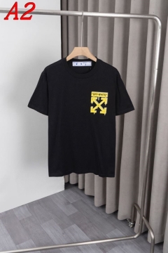 2025新作 OFF-WHITEオフホワイト クルーネック 半袖Tシャツ ストリート系