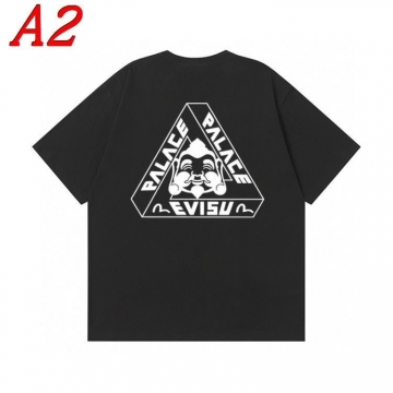 2025新作 EVISUエヴィス クルーネック 半袖Tシャツ フューチャリスティック