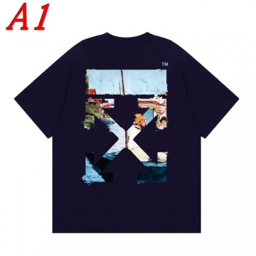  OFF-WHITEオフホワイト 2025新作   ラウンドネック 半袖Tシャツ   グローバルスタイル