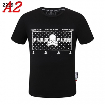  PHILIPP PLEINフィリッププレイン 2025新作 クルーネック 半袖Tシャツ ステートメント