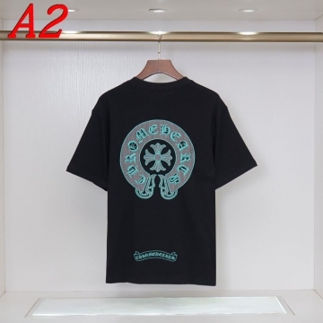 2025新作 CHROME HEARTSクロムハーツ ラウンドネック 半袖Tシャツ   ミニマリズム