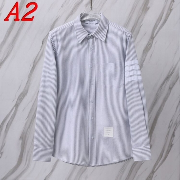 25新作 モダン THOM BROWNE トムブラウン シャツ 0=S 1=M 2=L 3=XL 4=XXL