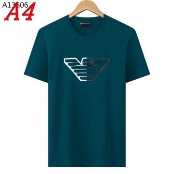 2025新作 ARMANIアルマーニ ラウンドネック 半袖Tシャツ   ルーズフィット