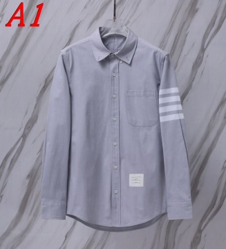 25新作 ユニーク THOM BROWNE トムブラウン シャツ 0=S 1=M 2=L 3=XL 4=XXL