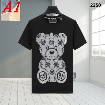 2025新作 PHILIPP PLEINフィリッププレイン クルーネック 半袖Tシャツ エターナル