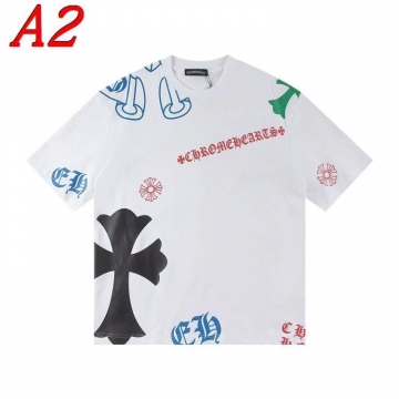  CHROME HEARTSクロムハーツ 2025新作   ラウンドネック 半袖Tシャツ   トレンド感