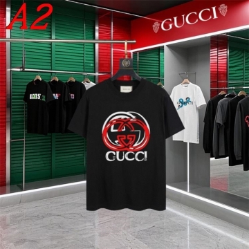  GUCCIグッチ 2025新作 クルーネック 半袖Tシャツ グローバルスタイル