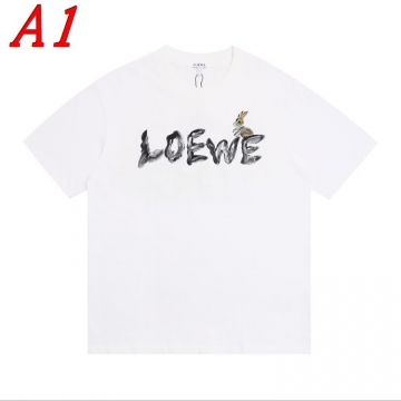 2025新作 LOEWEロエベ クルーネック 半袖Tシャツ セレンディピティ