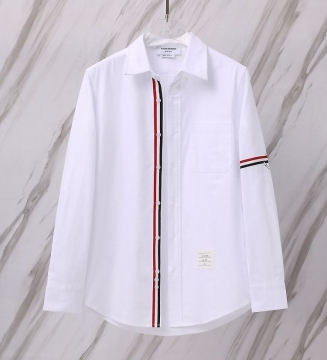 25新作 人気 THOM BROWNE トムブラウン シャツ 0=S 1=M 2=L 3=XL 4=XXL