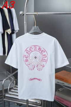 2025新作 CHROME HEARTSクロムハーツ クルーネック 半袖Tシャツ ワイルド