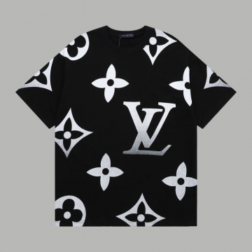  LOUIS VUITTONルイヴィトン 2025新作   ラウンドネック 半袖Tシャツ   リラックス