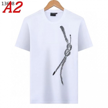 2025新作 ARMANIアルマーニ クルーネック 半袖Tシャツ シンプル