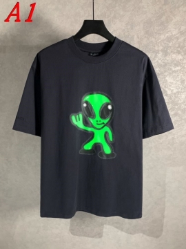  BALENCIAGAバレンシアガ 2025新作   ラウンドネック 半袖Tシャツ   バイラル
