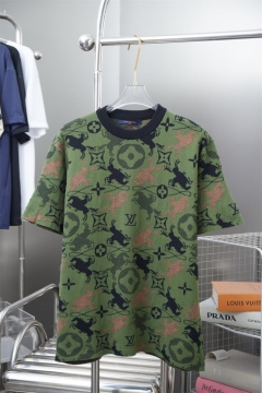  LOUIS VUITTONルイヴィトン 2025新作   ラウンドネック 半袖Tシャツ   カジュアル