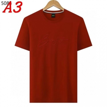 2025新作 HUGO BOSSヒューゴボス クルーネック 半袖Tシャツ フューチャリスティック