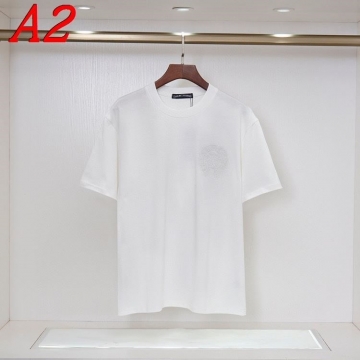 2025新作 CHROME HEARTSクロムハーツ ラウンドネック 半袖Tシャツ   ハイブランド風